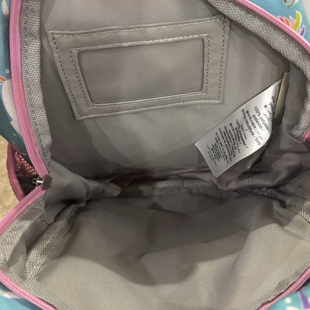 Pottery Barn‎ Kids Mackenzie Aqua Unicorn Parade mini Backpack.